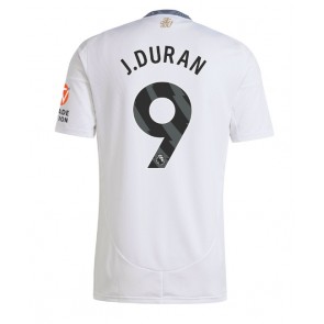 Aston Villa Jhon Duran #9 Replika Udebanetrøje 2024-25 Kortærmet